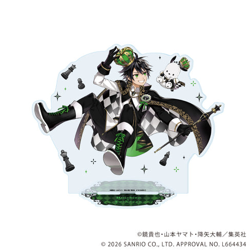『終わりのセラフ×サンリオキャラクターズ』BIGアクリルスタンド01/百夜優一郎×ポチャッコ(コラボイラスト)