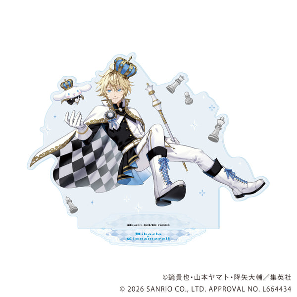 『終わりのセラフ×サンリオキャラクターズ』BIGアクリルスタンド02/百夜ミカエラ×シナモロール(コラボイラスト)