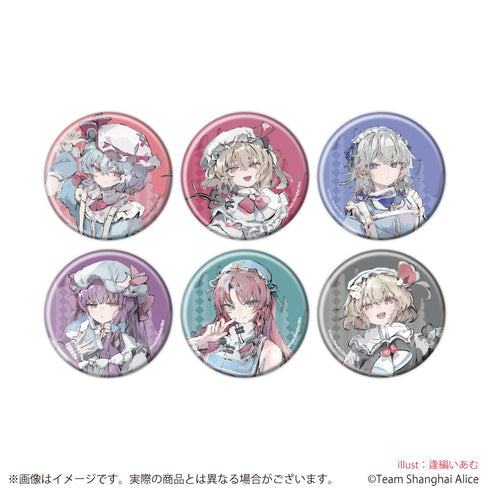 『東方Project』缶バッジ11/天使界隈ver. ブラインド(全6種)(描き起こしイラスト)【BOX】【202609再販】