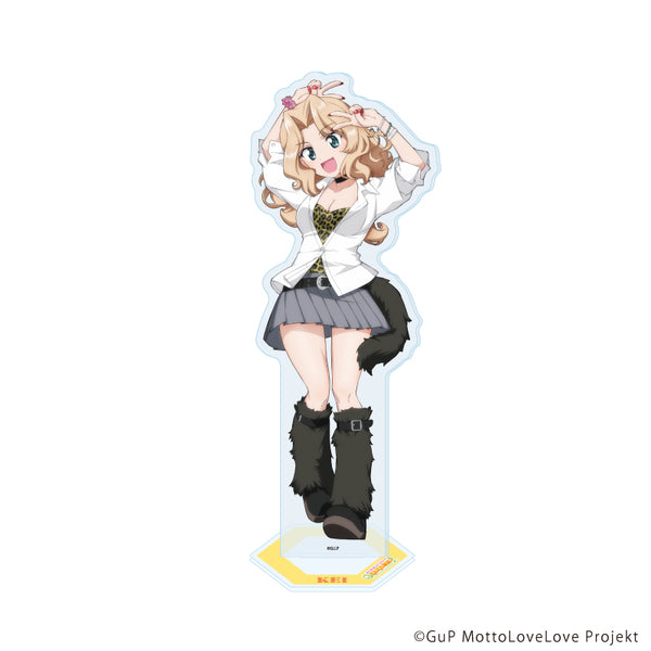 『ガールズ&パンツァー もっとらぶらぶ作戦です!』アクリルスタンド29/ケイ 制服アレンジver.(描き下ろしイラスト)
