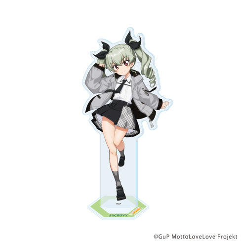 『ガールズ&パンツァー もっとらぶらぶ作戦です!』アクリルスタンド30/アンチョビ 制服アレンジver.(描き下ろしイラスト)