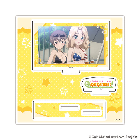 『ガールズ&パンツァー もっとらぶらぶ作戦です!』アクリルスタンドプレート06/B(場面写イラスト)