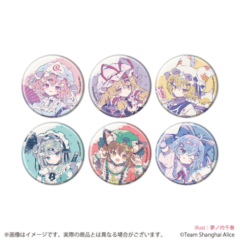 『東方Project』缶バッジ13/天使界隈ver. コンプリートセット(全6種)(描き起こしイラスト)