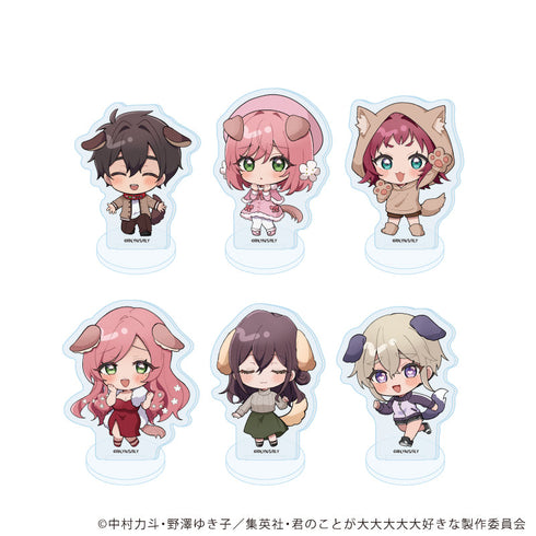 『君のことが大大大大大好きな100人の彼女』アクリルぷちスタンド03/コンプリートセット(全6種)(ミニキャライラスト)