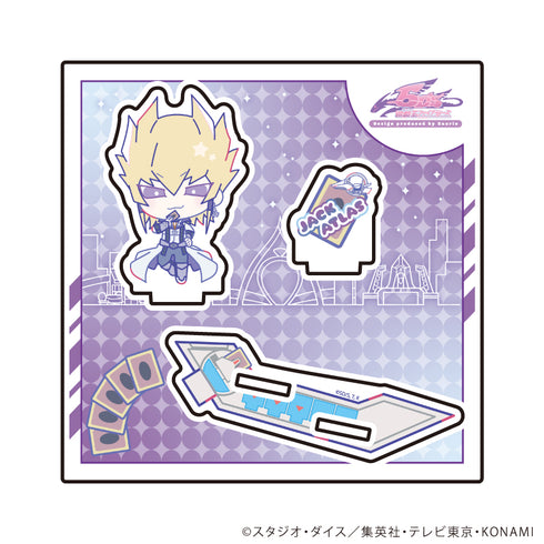 《遊戲王5D's Design produced by Sanrio》壓克力立牌02/傑克·阿特拉斯(聯名插畫)