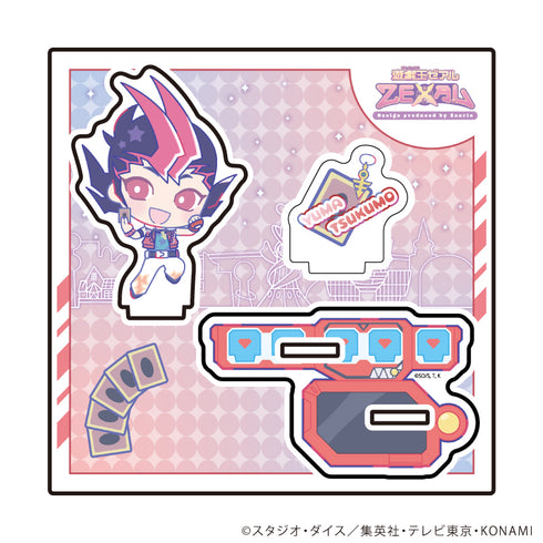 《遊戲王ZEXAL Design produced by Sanrio》壓克力立牌01/九十九遊馬(聯名插畫)
