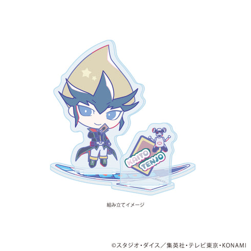 "Yu-Gi-Oh! ZEXAL Design produced by Sanrio" Acrylic Stand Plate 04 / Kaito Amagi (Collaboration Illustration)