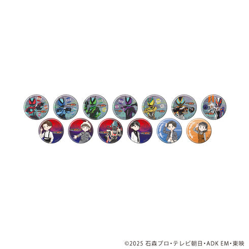 『仮面ライダーゼッツ』缶バッジ01/ブラインド(全13種)(グラフアートイラスト)【BOX】【202607再販】