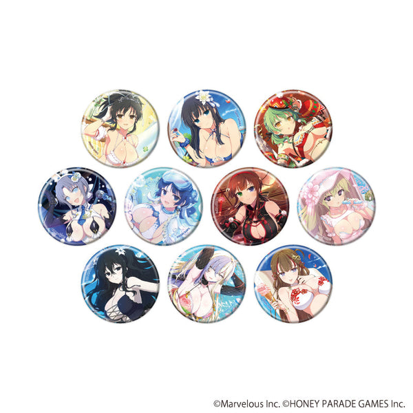 『シノビマスター 閃乱カグラ NEW LINK』缶バッジ18/コンプリートセット(全10種)(公式イラスト)