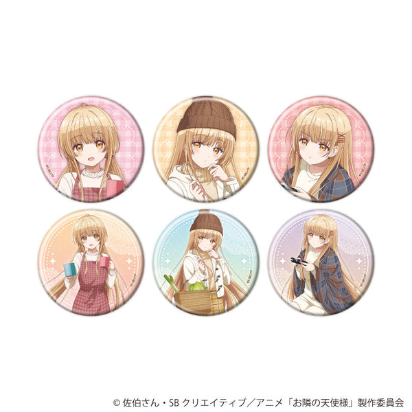 『お隣の天使様にいつの間にか駄目人間にされていた件2』缶バッジ19/コンプリートセット(全6種)(描き下ろしイラスト)