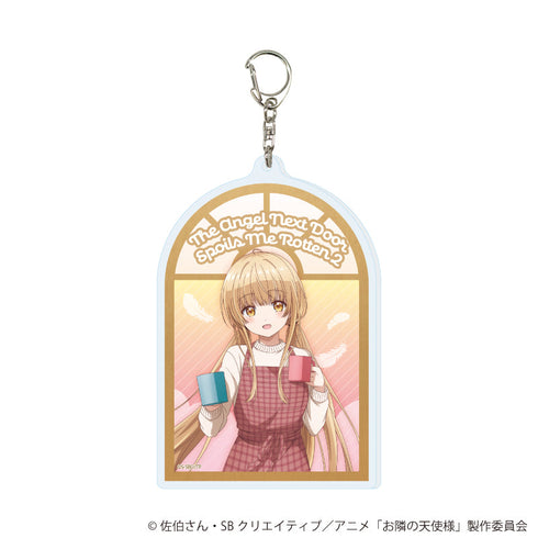 『お隣の天使様にいつの間にか駄目人間にされていた件2』デカアクリルキーホルダー05/椎名真昼 朝ver.(描き下ろしイラスト)