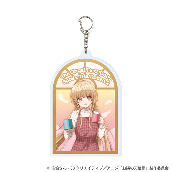 『お隣の天使様にいつの間にか駄目人間にされていた件2』デカアクリルキーホルダー05/椎名真昼 朝ver.(描き下ろしイラスト)