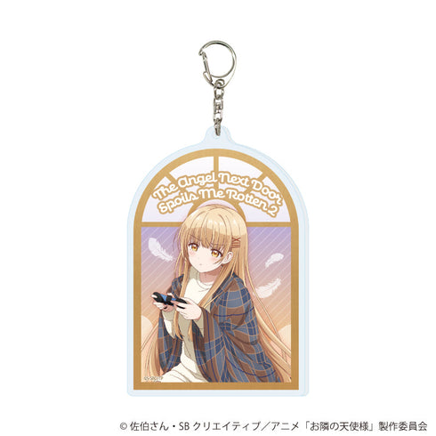 『お隣の天使様にいつの間にか駄目人間にされていた件2』デカアクリルキーホルダー07/椎名真昼 夜ver.(描き下ろしイラスト)