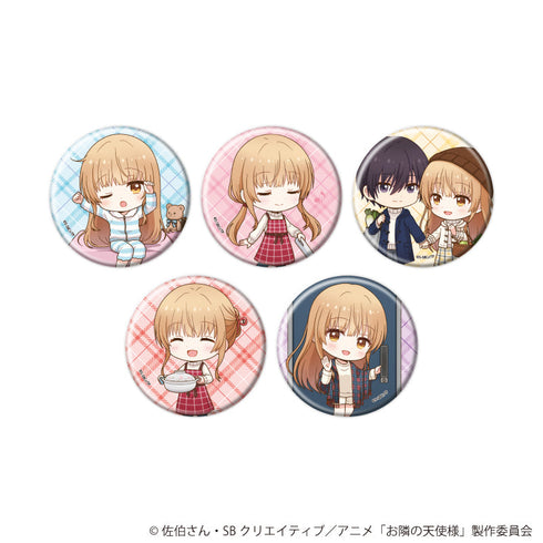 『お隣の天使様にいつの間にか駄目人間にされていた件2』缶バッジ20/コンプリートセット(全5種)(ミニキャライラスト)
