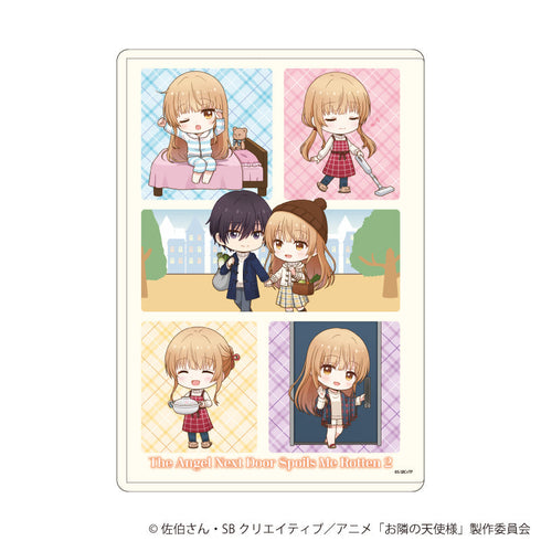 『お隣の天使様にいつの間にか駄目人間にされていた件2』キャラクリアケース11/冬の1日ver. 集合デザイン(ミニキャライラスト)