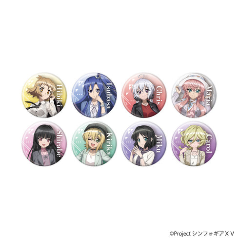 『戦姫絶唱シンフォギアXV』缶バッジ28/ブラインド(全8種) 雑誌モデルVer.(描き下ろしイラスト)【BOX】【202609再販】