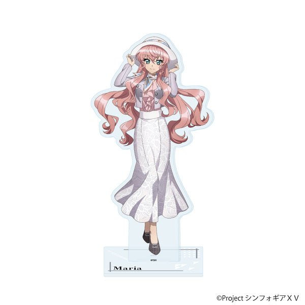 『戦姫絶唱シンフォギアXV』アクリルスタンド66/マリア・カデンツァヴナ・イヴ 雑誌モデルVer.(描き下ろしイラスト)