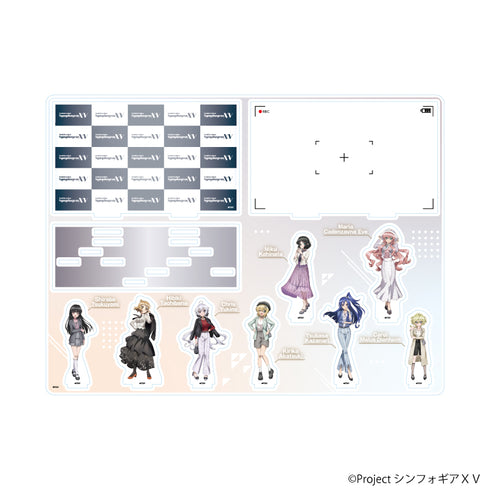 《战姬绝唱 Symphogear XV》亚克力微缩场景01/集合设计 杂志模型版(全新绘制插画)
