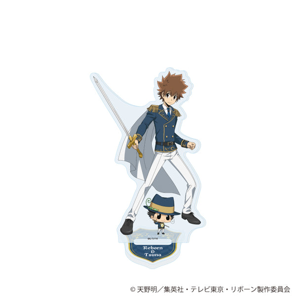 『家庭教師ヒットマンREBORN!』アクリルスタンド113/リボーン&沢田綱吉 騎士Ver.(描き下ろしイラスト)