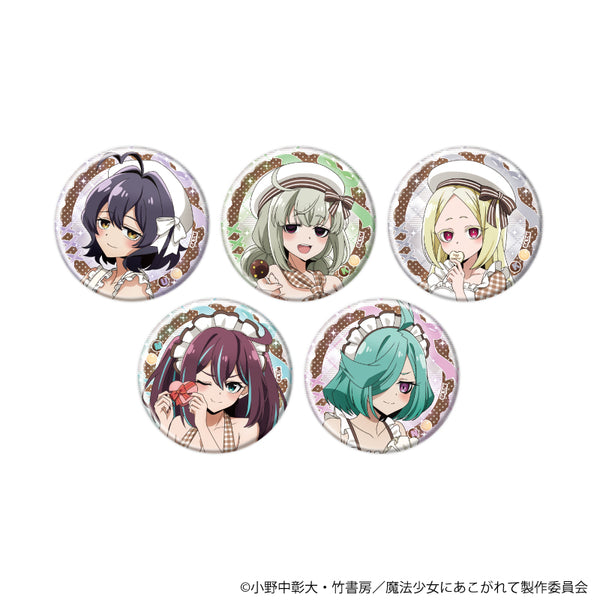 『魔法少女にあこがれて』缶バッジ16/コンプリートセット(全5種)(描き下ろしイラスト)