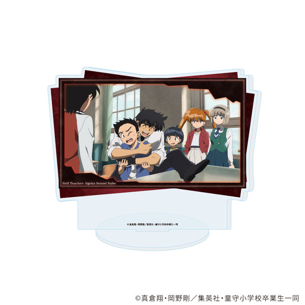 "Hell Teacher Nube" Acrylic Stand 08/B Design (Scene Illustration)