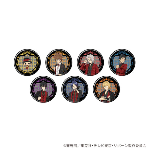 『家庭教師ヒットマンREBORN!』ホログラム缶バッジ(57mm)05/コンプリートセット(全7種)(描き下ろしイラスト)