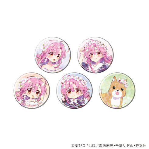 『がっこうぐらし!』ホログラム缶バッジ(57mm)10/コンプリートセット(全5種)(描き下ろしイラスト)