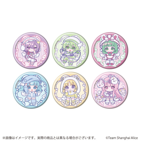 『東方Project』缶バッジ16/天使界隈ver. コンプリートセット(全6種)(ミニキャライラスト)