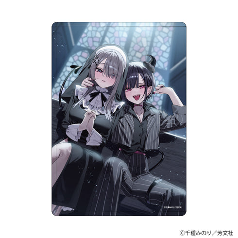 "Convenient Semi-Friends" Character Clear Case 02 / Kuruma Shizumi & Hamabara Teruko B (Official Illustration)