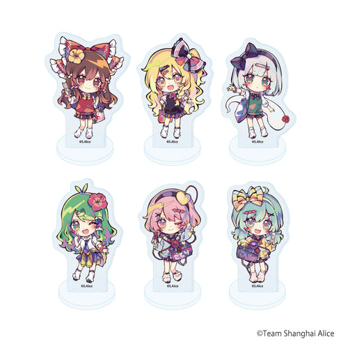 『東方Project』アクリルぷちスタンド09/平成ギャルver. コンプリートセット(全6種)(ミニキャライラスト)