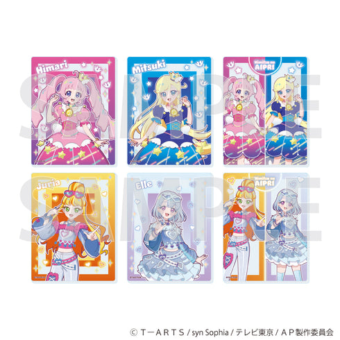 『ひみつのアイプリ』アクリルカード05/デュオコーデver. コンプリートセット(全6種)(描き下ろしイラスト)