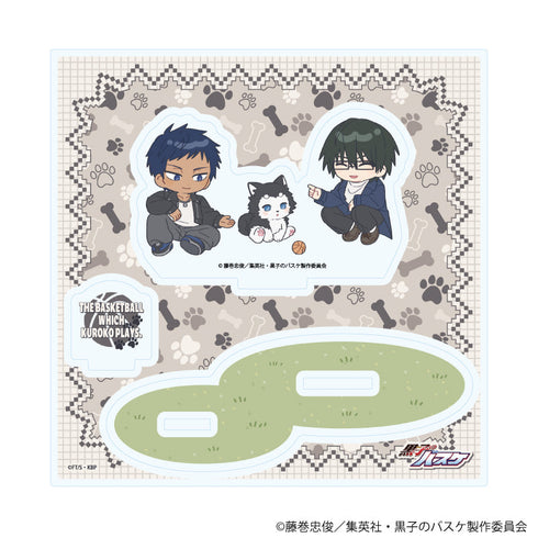 『黒子のバスケ』アクリルスタンドプレート12/桐皇学園 テツヤ2号といっしょver.(ミニキャライラスト)