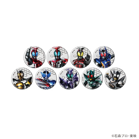 "Kamen Rider Kabuto" Pin Badge 01 / Complete Set (9 Varieties) (Original Illustrations)