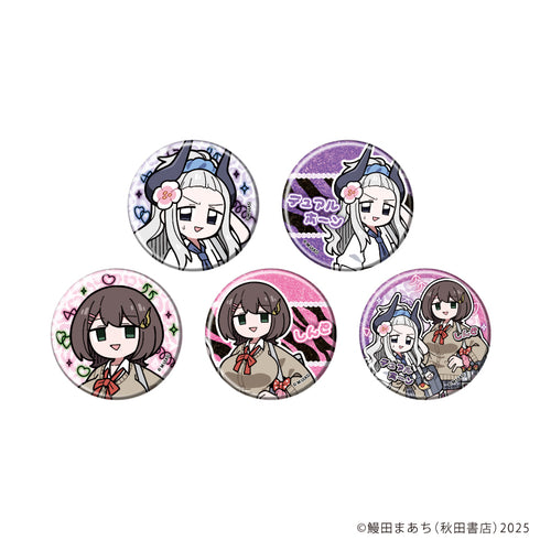 『秘密法人デスメイカー』缶バッジ01/平成ギャルver. コンプリートセット(全5種)(描き下ろしイラスト)
