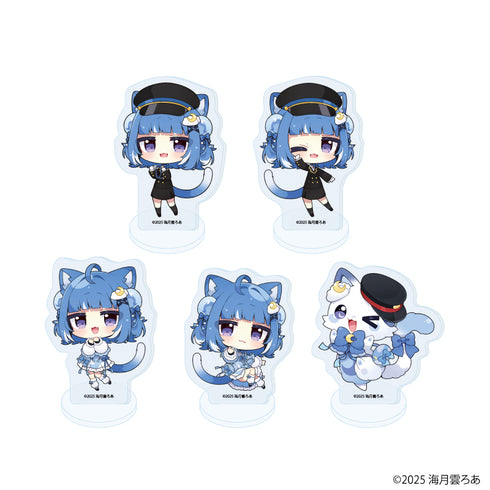 『海月雲ろあ』アクリルぷちスタンド01/コンプリートセット(全5種)(描き下ろしイラスト)