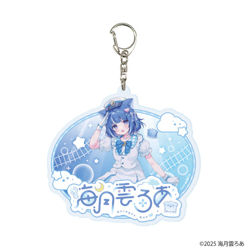『海月雲ろあ』デカアクリルキーホルダー01/海月雲ろあ 駅員衣装ver(描き下ろしイラスト)