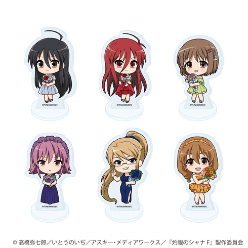 "Shakugan no Shana" Acrylic Mini Stand 01 / Celebration Ver. Complete Set (All 6 Varieties) (Mini Character Illustrations)