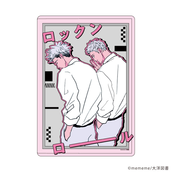 『mememe先生』キャラクリアケース02/ロックンロール(公式イラスト)