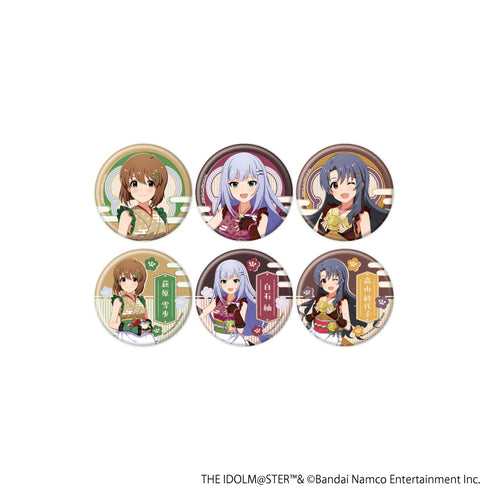 『アイドルマスター ミリオンライブ!』缶バッジ18/和風喫茶ver. コンプリートセット(全6種)(描き下ろしイラスト)