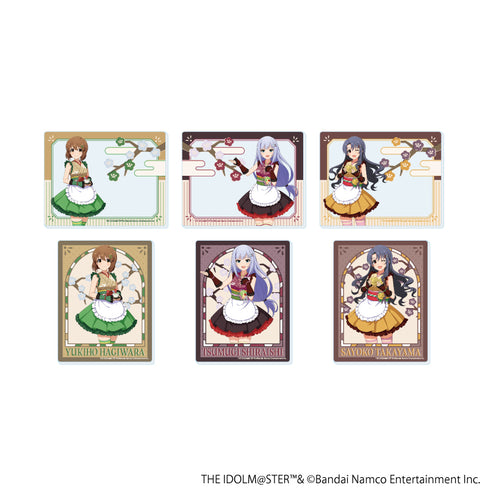 『アイドルマスター ミリオンライブ!』アクリルカード15/和風喫茶ver. コンプリートセット(全6種)(描き下ろしイラスト)
