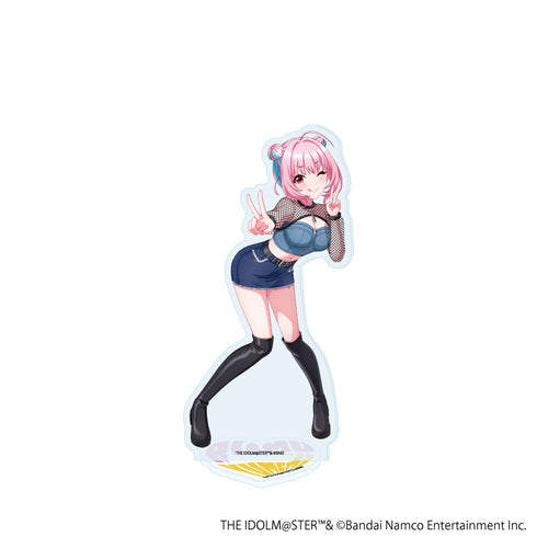 『アイドルマスター シンデレラガールズ』アクリルスタンド53/夢見りあむ デニム風衣装ver.(描き下ろしイラスト)【202609再販】