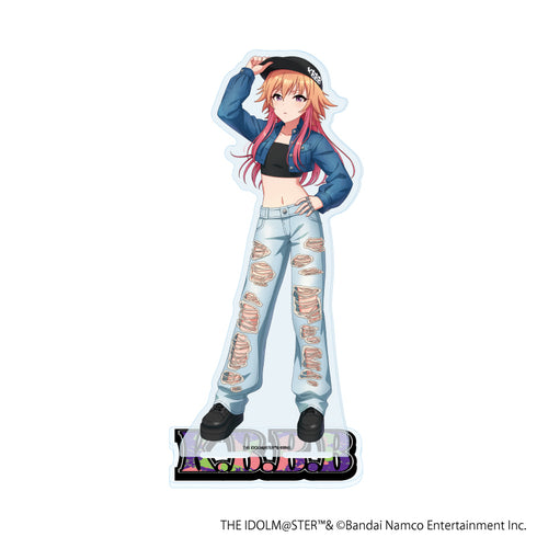 "The Idolmaster Cinderella Girls" Large Acrylic Stand 14 / Asuka Ninomiya: Denim-Style Outfit Ver. (Newly Drawn Illustration)