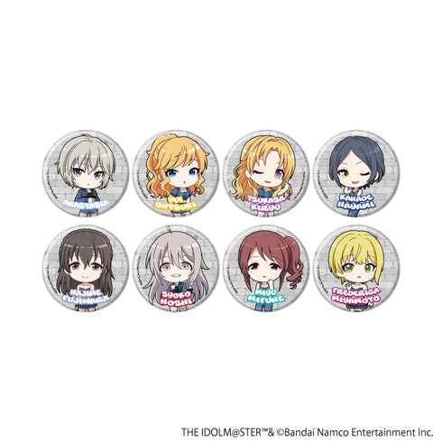 『アイドルマスター シンデレラガールズ』缶バッジ23/デニム風衣装ver. トレーディング(全8種)(ミニキャライラスト)【BOX】【202609再販】