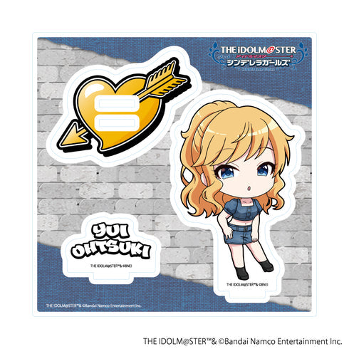 『アイドルマスター シンデレラガールズ』アクリルスタンドプレート24/大槻唯 デニム風衣装ver.(ミニキャライラスト)【202609再販】