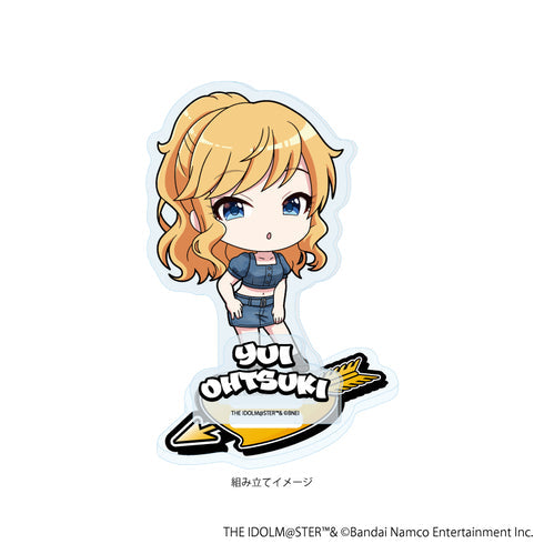 『アイドルマスター シンデレラガールズ』アクリルスタンドプレート24/大槻唯 デニム風衣装ver.(ミニキャライラスト)【202609再販】