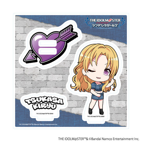 『アイドルマスター シンデレラガールズ』アクリルスタンドプレート25/桐生つかさ デニム風衣装ver.(ミニキャライラスト)【202609再販】