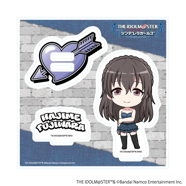 『アイドルマスター シンデレラガールズ』アクリルスタンドプレート27/藤原肇 デニム風衣装ver.(ミニキャライラスト)