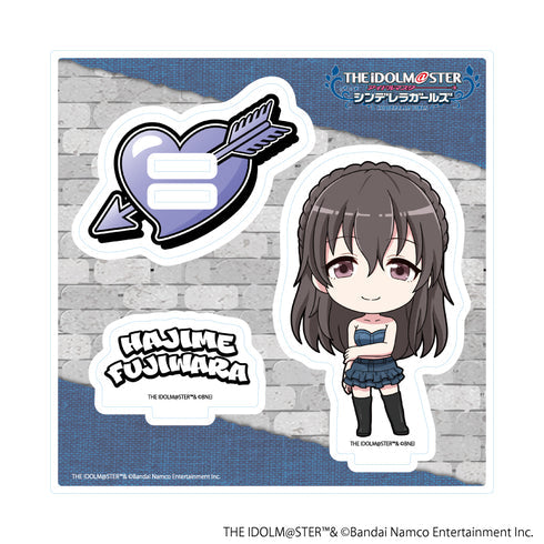 『アイドルマスター シンデレラガールズ』アクリルスタンドプレート27/藤原肇 デニム風衣装ver.(ミニキャライラスト)【202609再販】