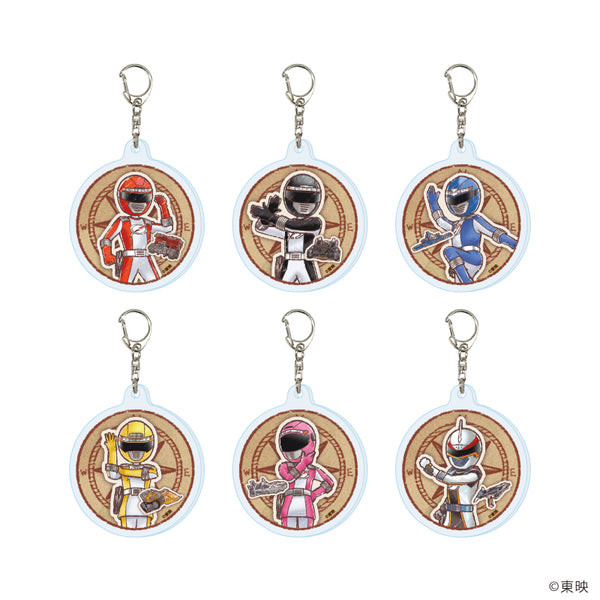 『轟轟戦隊ボウケンジャー』アクリルキーホルダー01/コンプリートセット(全6種)(グラフアートイラスト)