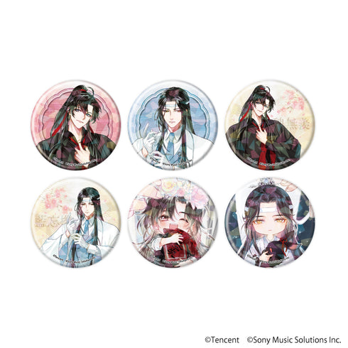 《魔道祖师》徽章01/全套(共6款)(迷你角色插画)